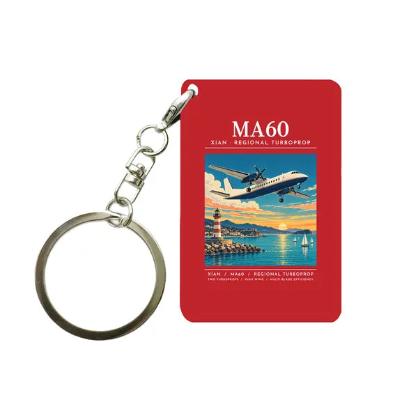 Xian MA60 - Poster - Key Chain - Red