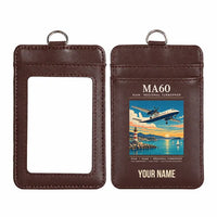 Thumbnail for Xian MA60 - Poster - ID Card Holder - Dark Brown + Name