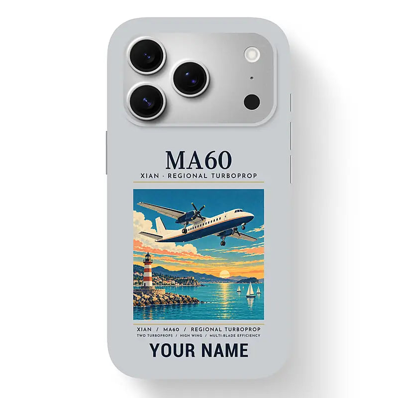 Xian MA60 - Poster + Name - MagSafe iPhone 17 Pro - Light Gray
