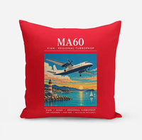 Thumbnail for Xian MA60 - Poster - Pillow - Red