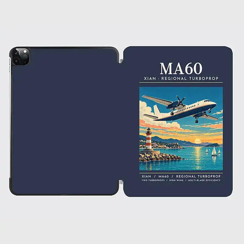 Xian MA60 - Poster - iPad Case - Navy Blue
