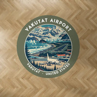 Thumbnail for Yakutat Airport (YAK) Carpets - Carpet Round - Badge - Green Army