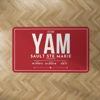 Thumbnail for Sault Ste Marie Airport (YAM) Carpets - Carpet Rectangle - ID Tag - Red