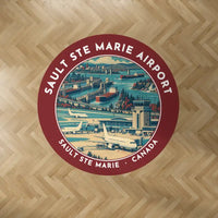 Thumbnail for Sault Ste Marie Airport (YAM) Carpets - Carpet Round - Badge - Dark Red