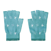 Thumbnail for Sault Ste Marie Airport (YAM) Gloves - Gloves - Cut - Pattern - Turquoise