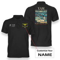 Thumbnail for YAM - Poster - Double-Side Polo - Black + Name