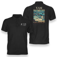 Thumbnail for YAM - Poster - Double-Side Polo - Black