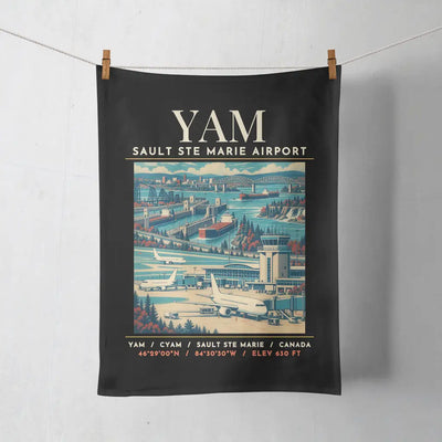 YAM - Poster - Towel - Black