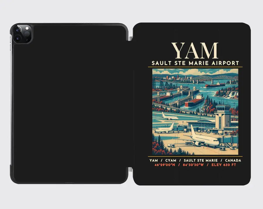 YAM - Poster - iPad Case - Black