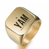 Thumbnail for Sault Ste Marie Airport (YAM) Rings - Ring - Golden