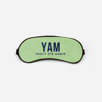 Thumbnail for Sault Ste Marie Airport (YAM) Sleep Masks - Sleep Mask - Code - Light Green
