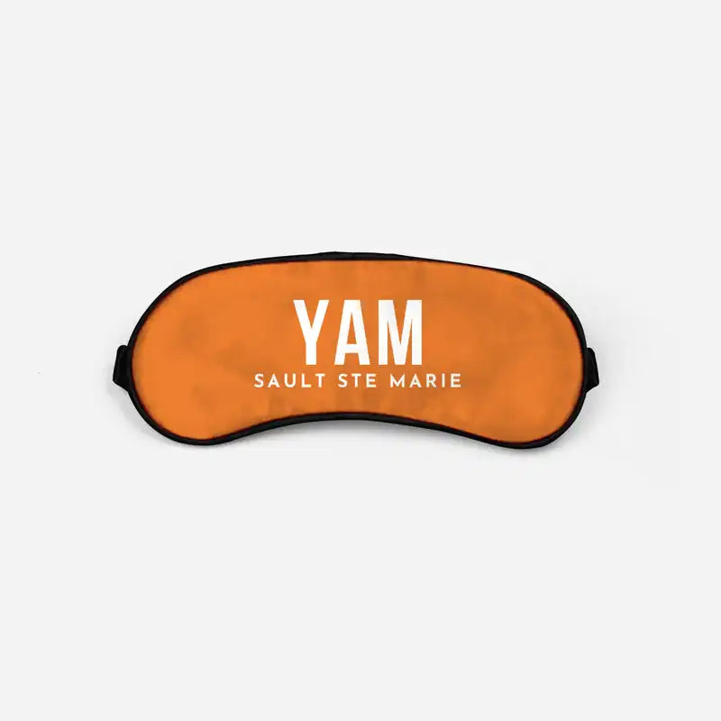 Sault Ste Marie Airport (YAM) Sleep Masks - Sleep Mask - Code - Orange