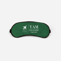 Thumbnail for Sault Ste Marie Airport (YAM) Sleep Masks - Sleep Mask - Front - Green