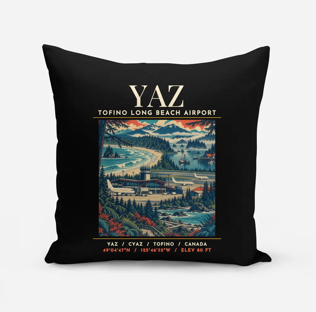 YAZ - Poster - Pillow - Black