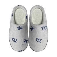 Thumbnail for Tofino Long Beach Airport (YAZ) Slippers & Flip Flops - Slippers - Cotton - Pattern - Light Gray