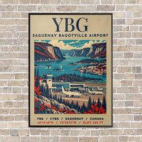 Thumbnail for YBG - Poster - Canvas Framed - Beige