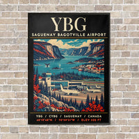 Thumbnail for YBG - Poster - Canvas Framed - Black