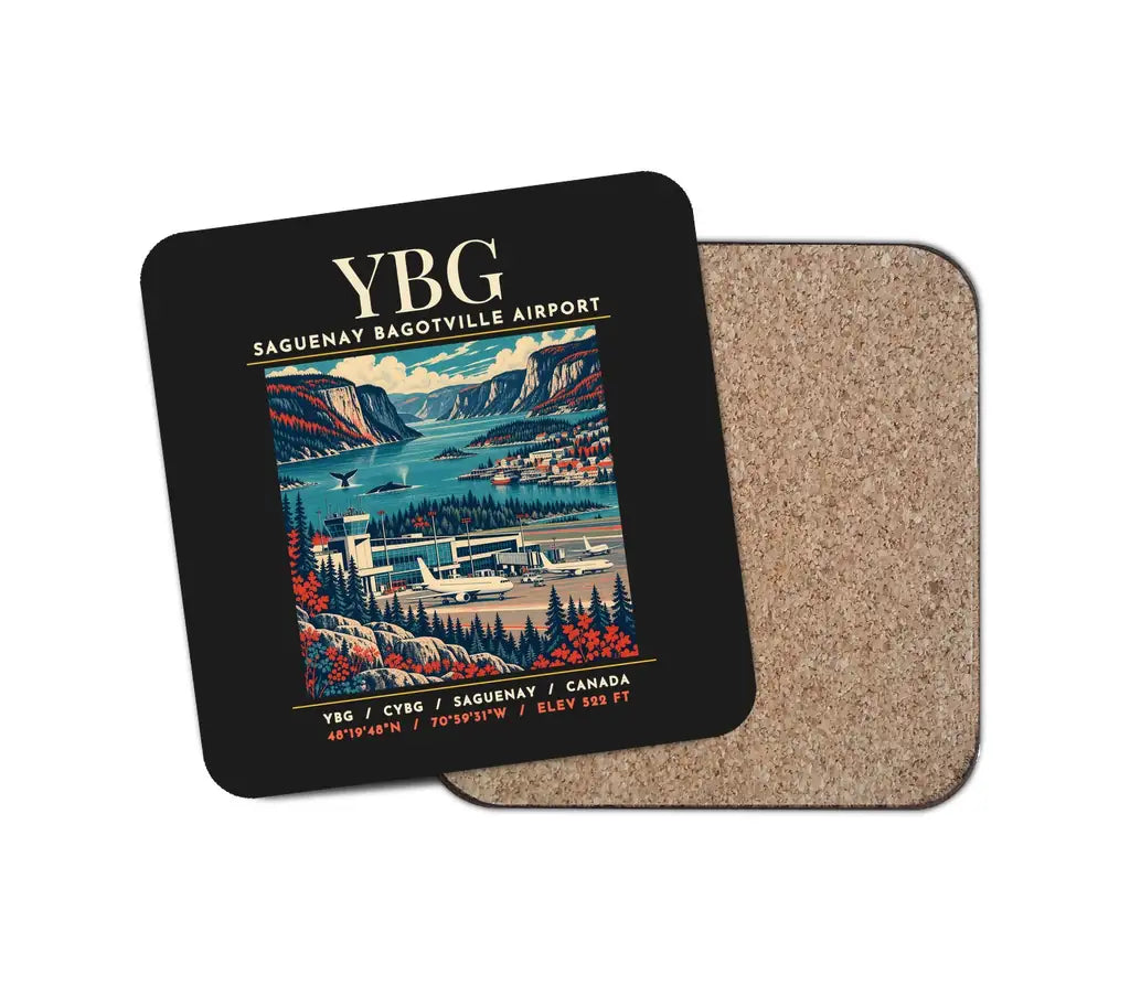 YBG - Poster - Coaster - Black