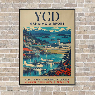 YCD - Poster - Canvas Framed - Beige