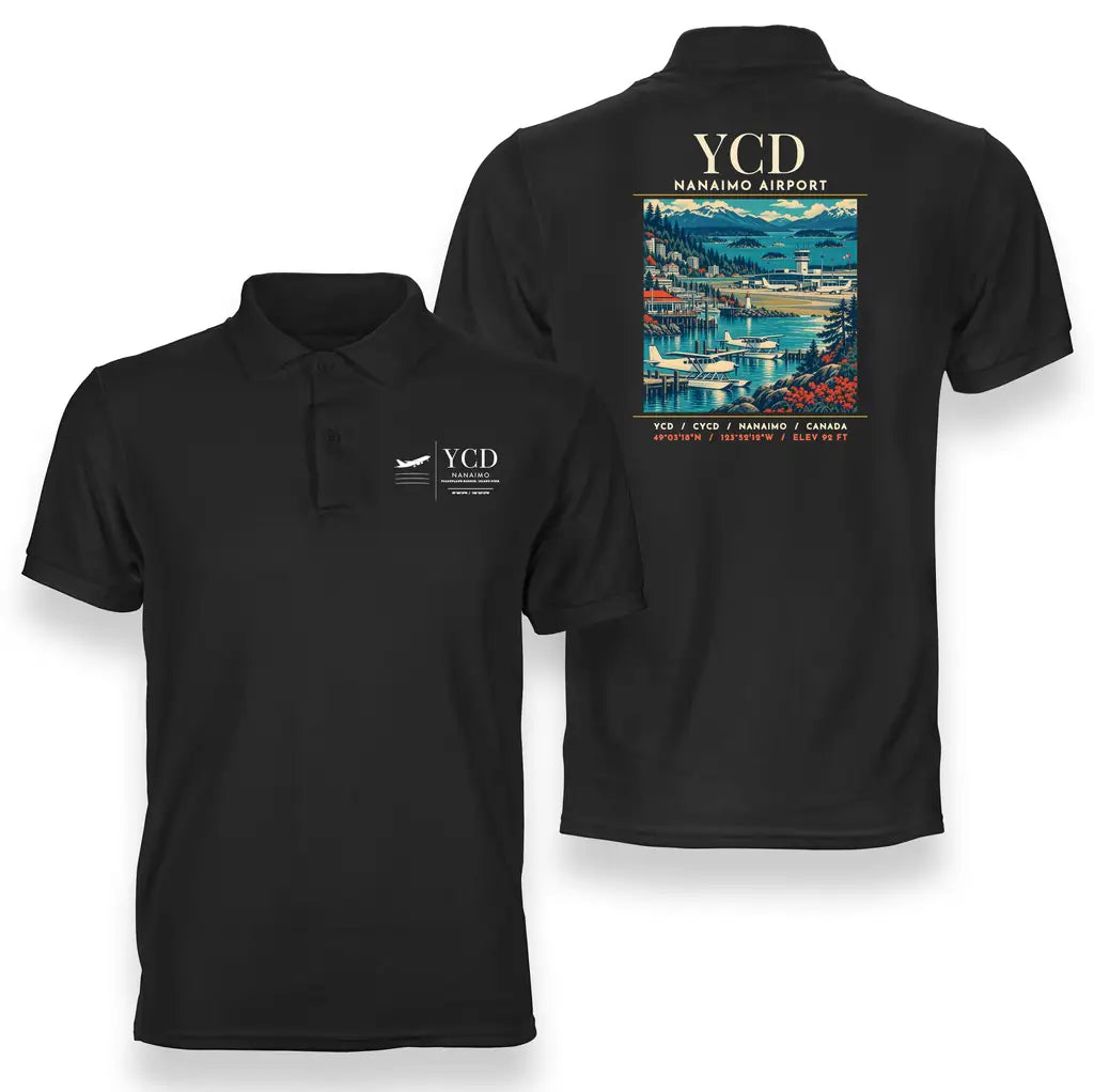 YCD - Poster - Double-Side Polo - Black