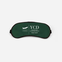 Thumbnail for Nanaimo Airport (YCD) Sleep Masks - Sleep Mask - Front - Dark Green