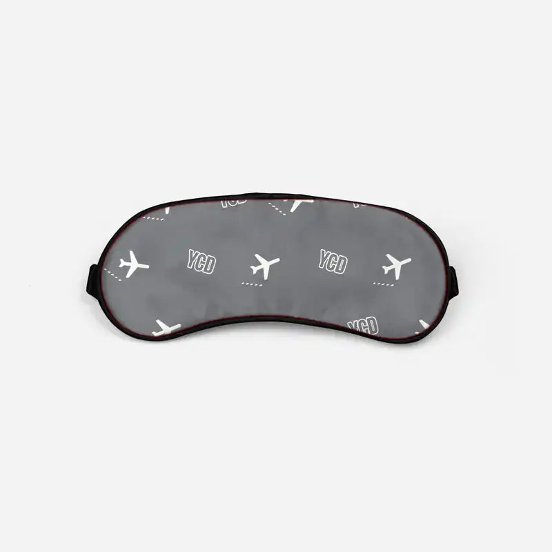 Nanaimo Airport (YCD) Sleep Masks - Sleep Mask - Pattern - Gray