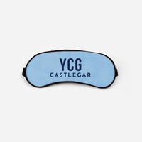 Thumbnail for Castlegar–West Kootenay Regional Airport (YCG) Sleep Masks - Sleep Mask - Code - Light Blue