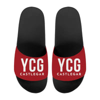 Thumbnail for Castlegar–West Kootenay Regional Airport (YCG) Slippers & Flip Flops - Slippers - Sport - Code - Red