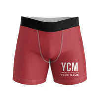 Thumbnail for Niagara District Airport (YCM) Men Boxers - Code + Name - Red