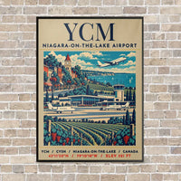 Thumbnail for YCM - Poster - Canvas Framed - Beige