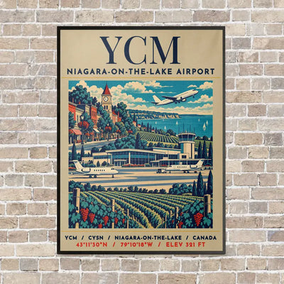 YCM - Poster - Canvas Framed - Beige