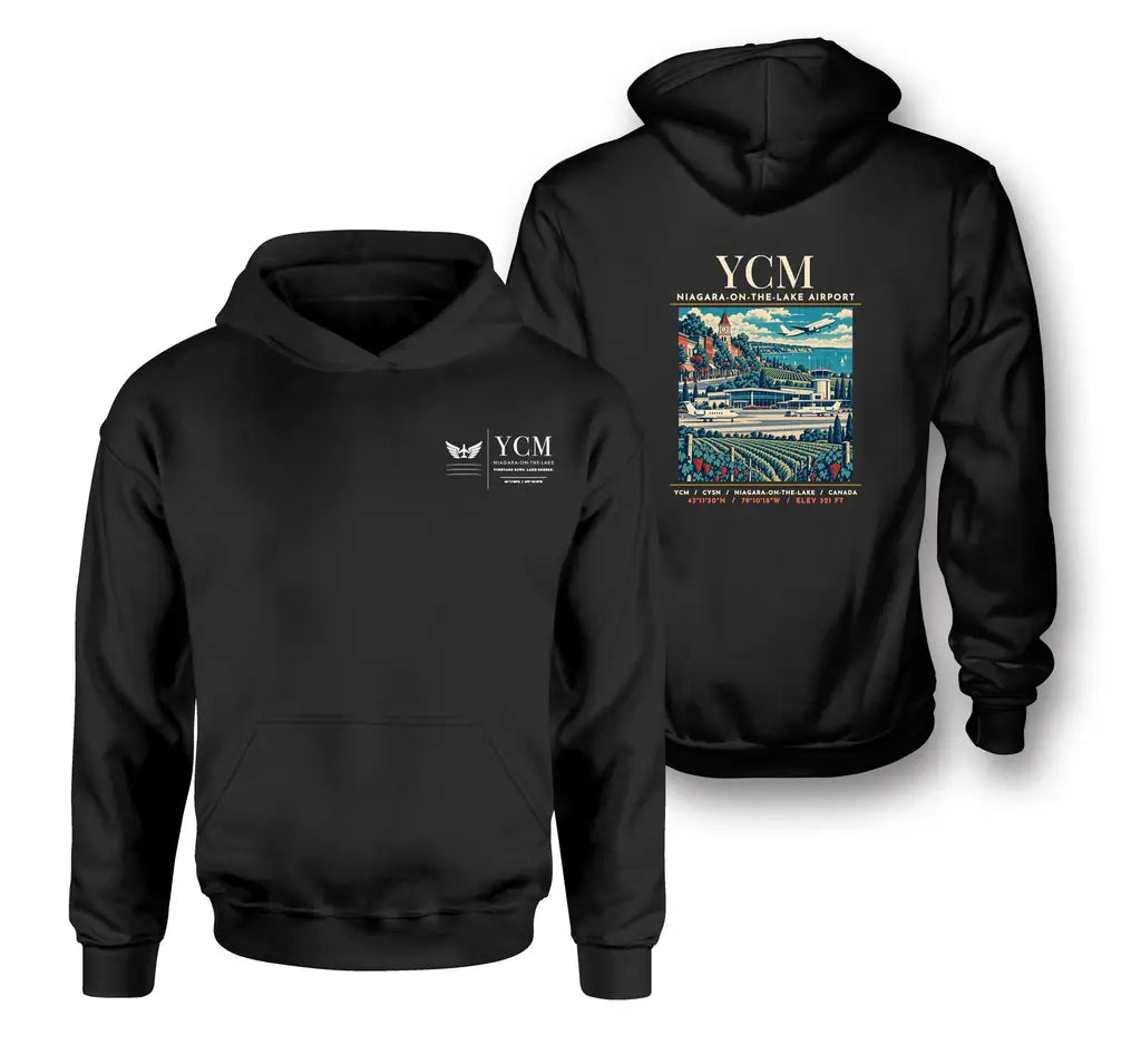 YCM - Poster - Double-Side Hoodie - Black