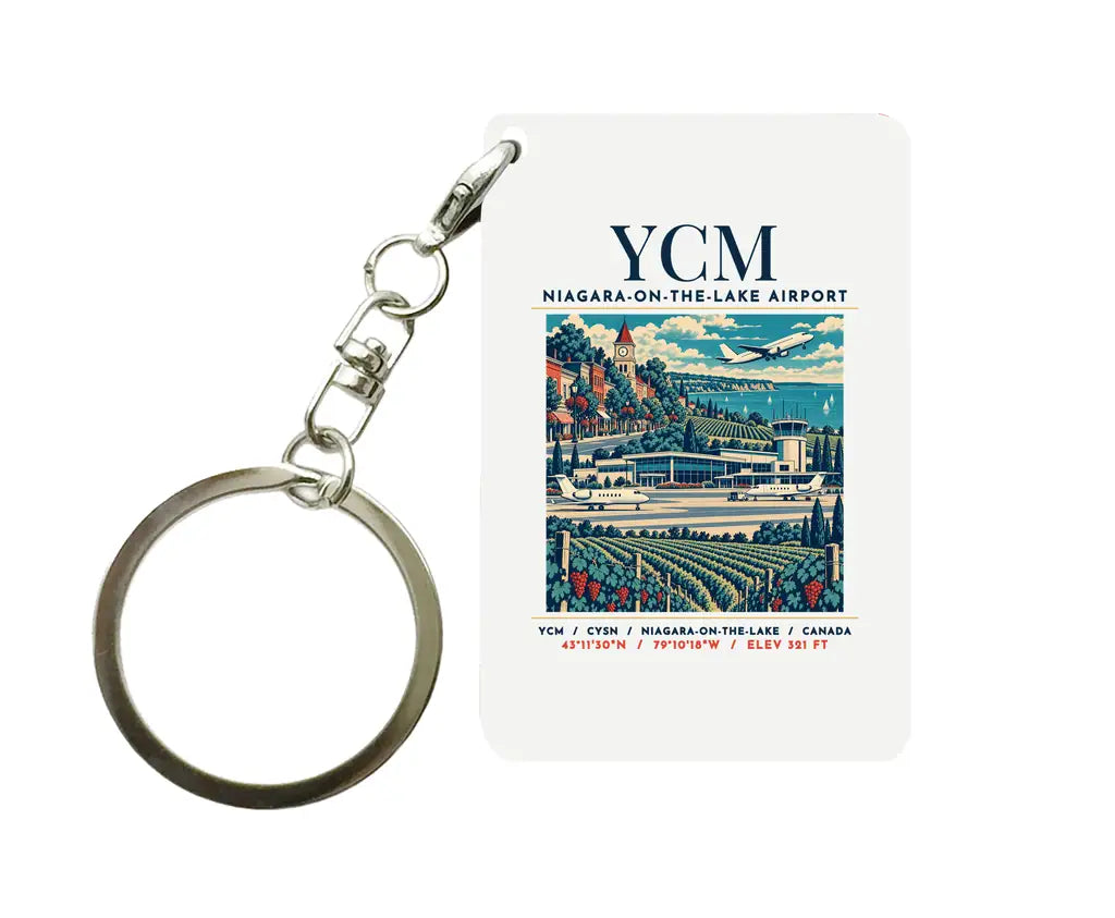 YCM - Poster - Key Chain - White