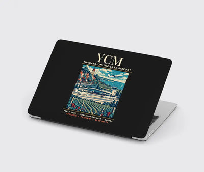 YCM - Poster - MacBook Case - Black