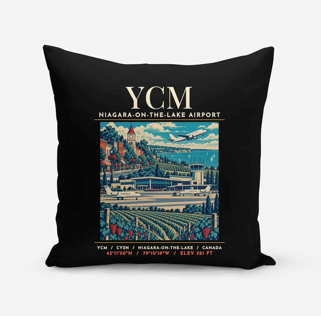 YCM - Poster - Pillow - Black