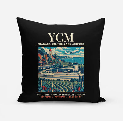 YCM - Poster - Pillow - Black