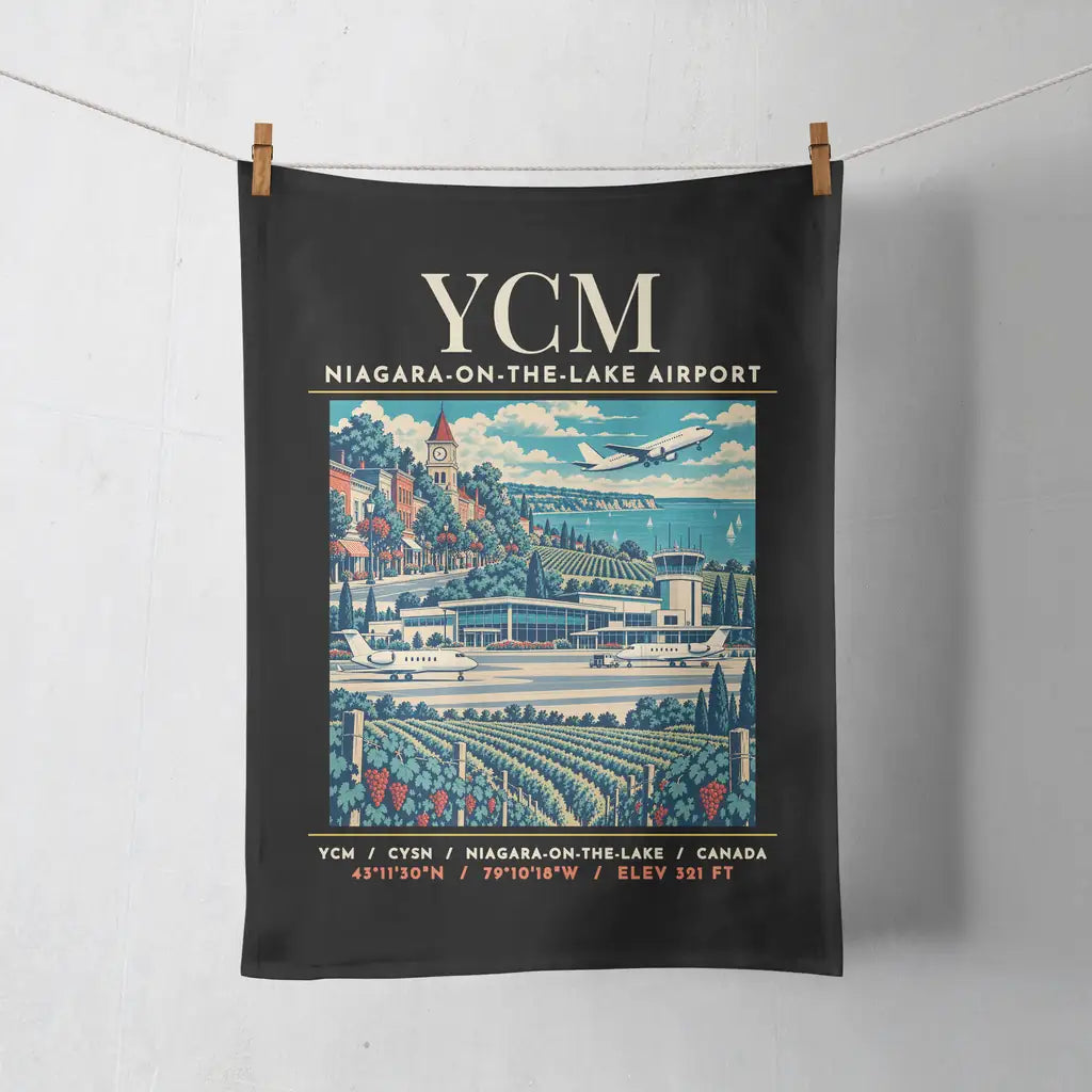 YCM - Poster - Towel - Black