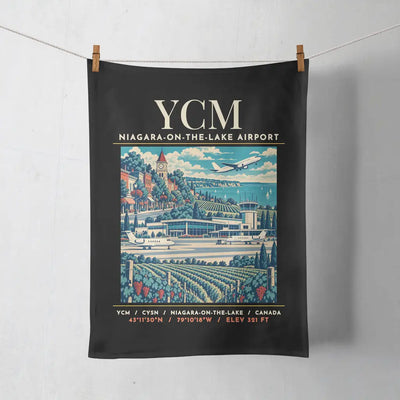 YCM - Poster - Towel - Black