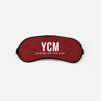 Thumbnail for Niagara District Airport (YCM) Sleep Masks - Sleep Mask - Code - Dark Red