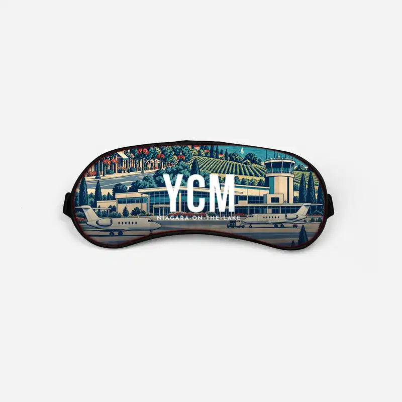 Niagara District Airport (YCM) Sleep Masks - Sleep Mask - Scene