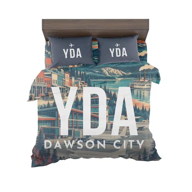 Dawson City Airport (YDA) Bedding Sets & Blankets - Bedding Set - Scene