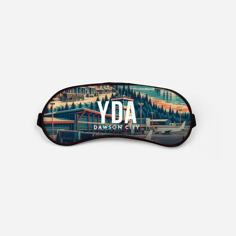 Dawson City Airport (YDA) Sleep Masks - Sleep Mask - Scene