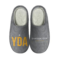 Thumbnail for Dawson City Airport (YDA) Slippers & Flip Flops - Slippers - Cotton - Code - Different - Gray