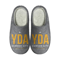 Thumbnail for Dawson City Airport (YDA) Slippers & Flip Flops - Slippers - Cotton - Code - Same - Gray