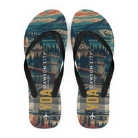 Thumbnail for Dawson City Airport (YDA) Slippers & Flip Flops - Slippers - Flip Flops - Scene