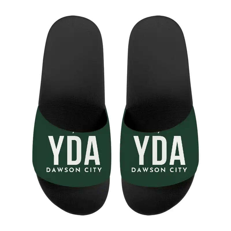 Dawson City Airport (YDA) Slippers & Flip Flops - Slippers - Sport - Code - Dark Green