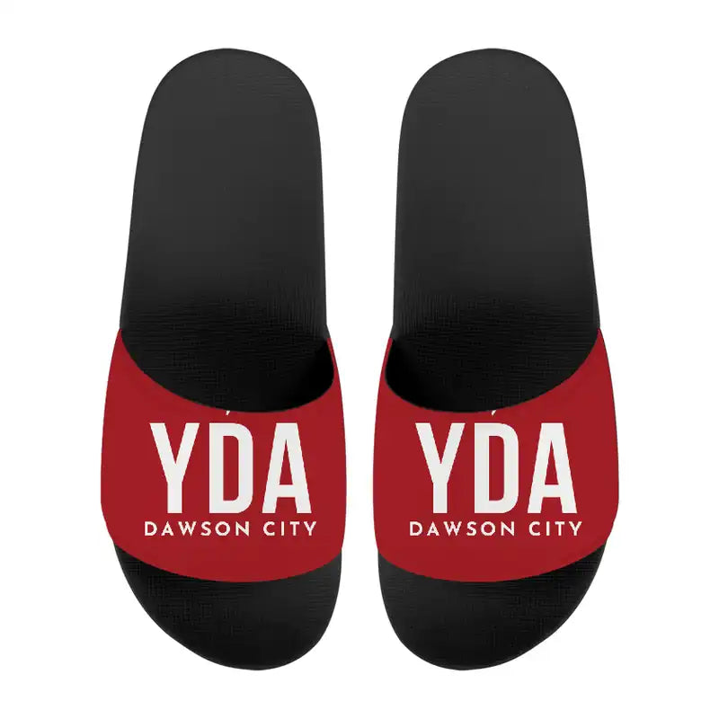 Dawson City Airport (YDA) Slippers & Flip Flops - Slippers - Sport - Code - Red