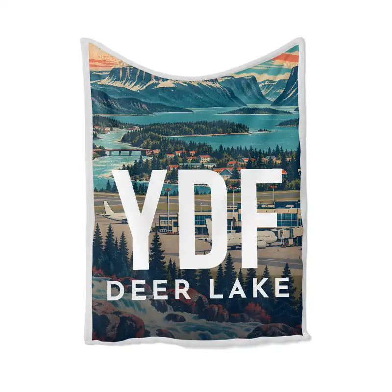 Deer Lake Regional Airport (YDF) Bedding Sets & Blankets - Blanket - Scene
