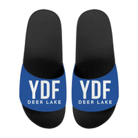 Thumbnail for Deer Lake Regional Airport (YDF) Slippers & Flip Flops - Slippers - Sport - Code - Blue