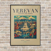 Thumbnail for YEREVAN - Poster - Canvas Framed - Beige